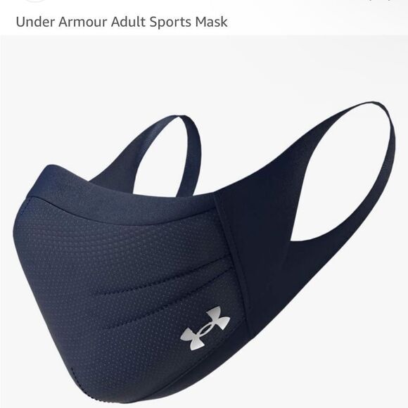NWT New Under Armour Black Sportsmask Featherlight L/XL Athletic Team - Picture 1 of 7